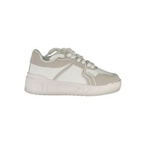 Gaelle Paris Bianco Polyurethane Women Women's Sneaker